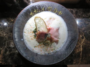 牡蠣ラーメン(鯛出汁×豆乳)@ただいま変身中：ビジュアル：トップ