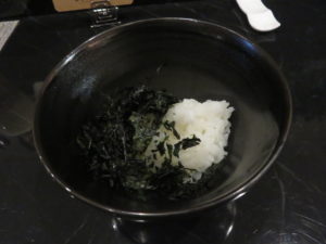 A bowl of microcosmos ramen@Tsurumen Tokyo：〆-rice
