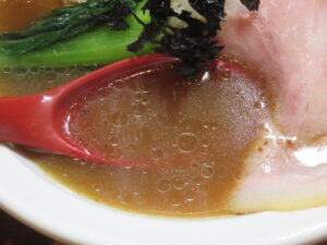 丸鶏醤油@麺屋 鶏いち（和田町駅）スープ