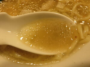 昆布の塩らー麺@昆布の塩らー麺専門店 MANNISH 東日本橋店（東日本橋駅）味変！味噌昆布：スープ