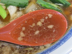 スタミナ中華@中華そば たた味（小伝馬町駅）スープ