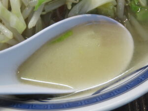 たんめん@立川たんぎょう菜花（立川駅）スープ