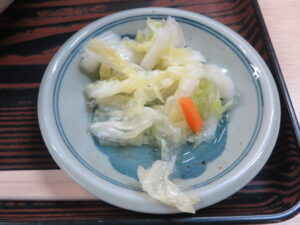 塩ラーメン（あっさり味）（細麺）@らーめん工房 魚一（釧路駅）おしんこ