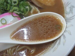 ラーメン@たんぽぽラーメン（紀伊勝浦駅）スープ