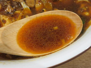 麻婆麺@111（豊島園駅）スープ
