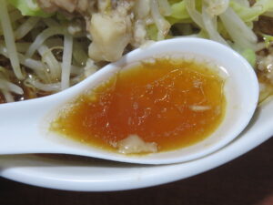 ラーメン@D麺（航空公園駅）スープ