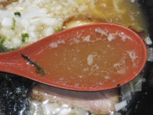 鯖醤油らーめん@鯖と麺 いし川（本駒込駅）スープ