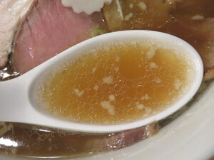 ワンタンメン 醤油@麺屋 木ノ下（押上駅）スープ