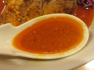 濃厚たんたんらぁ麺@らぁ麺 THE FACTORY（立川北駅）スープ