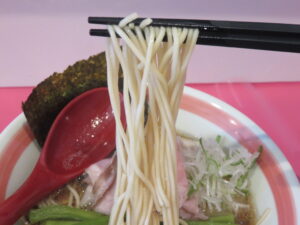 蛤煮干らぁ麺@ハイデンコッコFACTORY 戦慄のワコマチカ（西八王子駅）麺