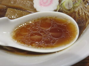 OLD RAMEN（醤油）@OLD RAMEN（宮の坂駅）スープ