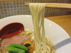 塩 中華そば@猫と月 chan mie noodles（西調布駅）麺