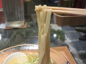 冷やし酢橘soba@Japanese Ramen Noodle Lab Q（大通駅）麺