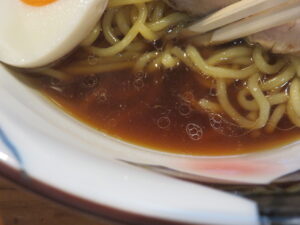 なか井醤油麺@麺 なか井（中井駅）スープ