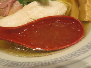 貝塩らーめん@そらのいろ NIPPON（東京駅）スープ