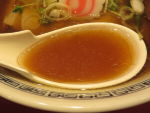 中華そば 並@ミカド製麺直売所（蒲田駅）スープ