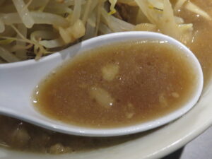 ラーメン 少なめ@Hi-Fat Noodle BUTCHER'S（新小岩駅）スープ