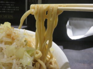 ラーメン 少なめ@Hi-Fat Noodle BUTCHER'S（新小岩駅）麺