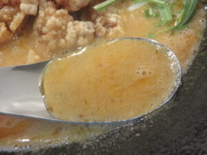 鶏担々麺@タンタンタン（武蔵小金井駅）スープ
