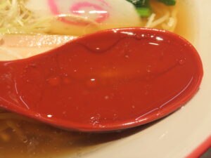 虎ちゃん中華そば 並盛り@虎ちゃん麺食堂（志村三丁目駅）スープ