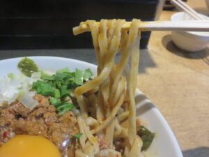 ザ・台湾まぜ麺@Newtowne Noodles（早稲田駅）麺