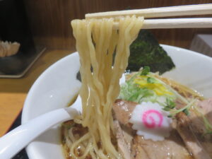 中華そば 醤油@麺屋 ポツリ（北与野駅）麺