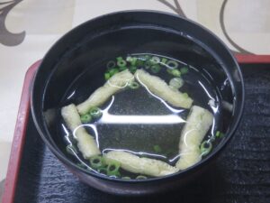 かつおラーメン@だいとく（枕崎駅）昆鰹枕崎鰹大トロ丼：お吸い物