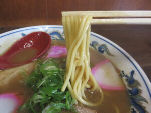 中華そば@山為食堂（和歌山市駅）麺