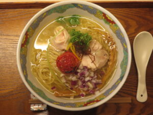 ゆず鶏塩soba@渋谷中華そば saji.（神泉駅）ビジュアル：トップ