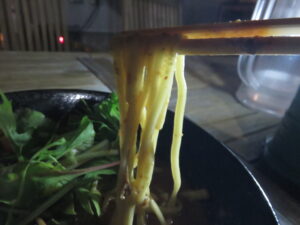 担々麺・赤@栄龍軒 YATAI STYLE（谷塚駅）麺