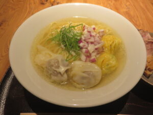 塩わんたん麺@らぁ麺 かりよん（仮）（泉岳寺駅）ビジュアル