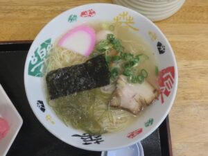 伯方の塩ラーメン@伯方の塩ラーメン さんわ 伯方島本店（愛媛県今治市）ビジュアル：トップ