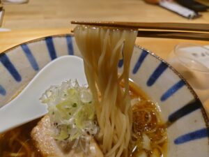 醤油@麺や 紀茂登（茅場町駅）麺