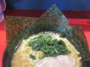 ラーメン（醤油）@横浜家系ラーメン 大将家（神奈川県伊勢原市）具：海苔