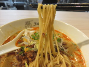 担々麺@中国菜 はつがい 麻婆豆腐店（志木駅）麺