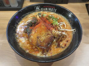 四川風辛味噌ラーメン@麺昇 神の手（中野駅）ビジュアル