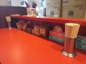 ラーメン（並）@とらきち家（平塚駅）卓上