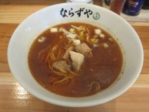 朝ラーメン@らぁ麺 ならずや（鶴ヶ島駅）ビジュアル
