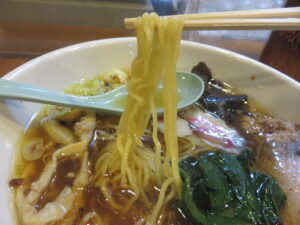 醤油拉麺@麺どころ 成屋（月江寺駅）麺