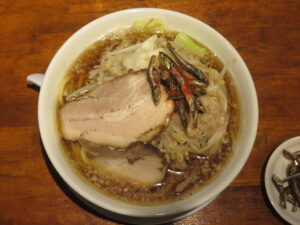 煮干しラーメン@麺屋 にぼじ（蒲田駅）ビジュアル：トップ