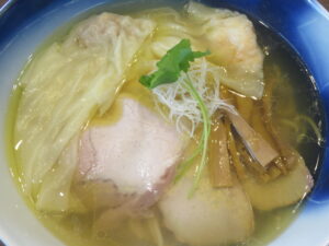 塩ワンタン麺@らぁ麺 麦一粒（信濃松川駅）具
