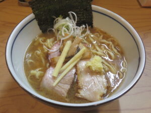 生姜醤油ラーメン@ラーメンパーク あずーる（船堀駅）ビジュアル