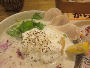 鶏白湯@麺屋 板ずり 千歳店（千歳駅）具