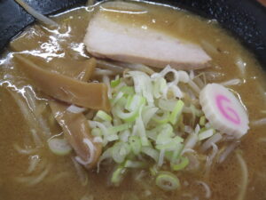 味噌ラーメン@つるい軒（北海道阿寒郡）具
