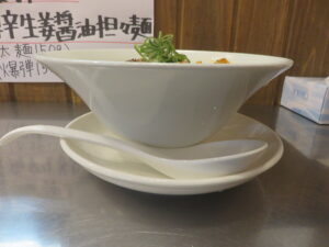 麻婆麺@麺匠 MAJIDE（新潟駅）ビジュアル：サイド