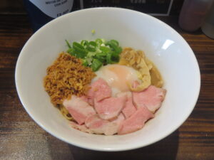 まぜそば（150g）@まぜらー くらうん（見沼代親水公園駅）ビジュアル