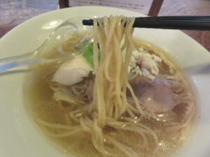 塩鯛そば@鯛そば・茶漬 磯LABO（六町駅）麺