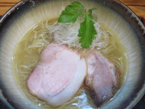 塩ラーメン@JAPANESE光ラーメン（日暮里駅）具