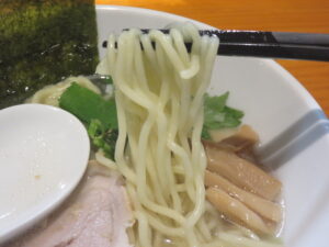 真鯛豚骨中華蕎麦（並）@真鯛豚骨中華蕎麦 一潮（東長崎駅）麺
