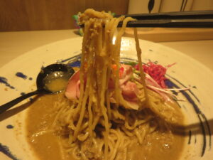並 ボンゴレ油そば@ナミノリビーチ（吉祥寺駅）麺